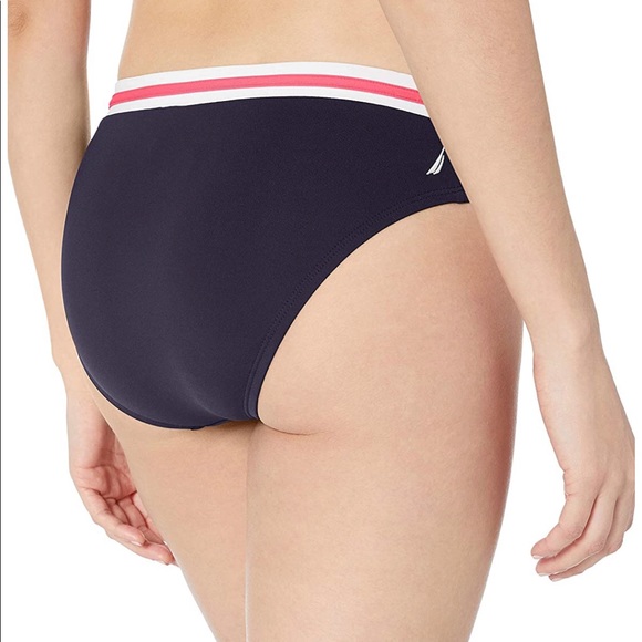 NWT Nautica Midrise Core Full Coverage Bikini Sz L - Picture 2 of 8